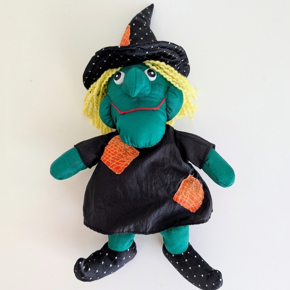 BUNDLE Wizard of Oz Wicked Witch Trinket Mirror Pill Box & Vtg Green Witch Decor - Picture 16 of 16